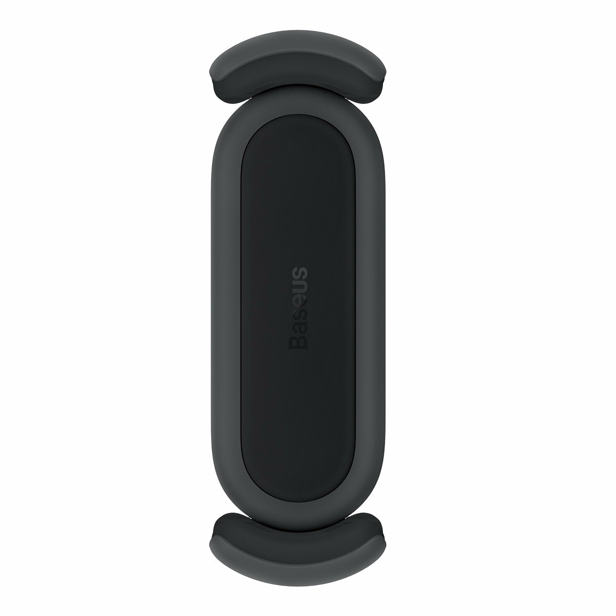 Czarny uchwyt na telefon z logo Baseus.