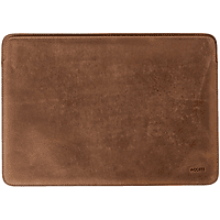 MediaMarkt ACCEZZ MacBook Leather Laptop Hoes - Laptophoes 13,6 inch Bruin aanbieding