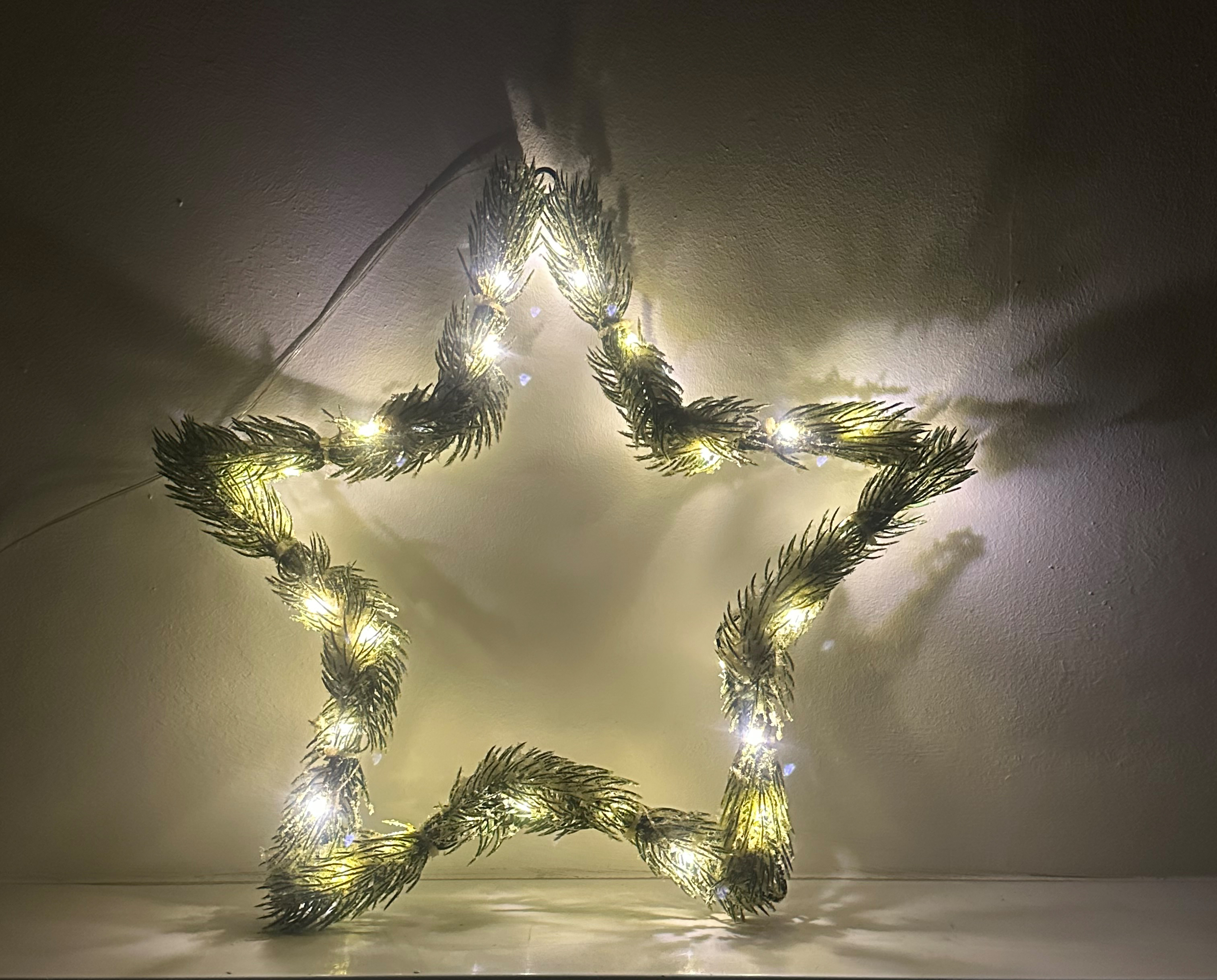 DIVERSE LED Weihnachtsstern 40 cm 2 Stck je 30 LED IP44 Auen mit Timer LED  Dekostern | SATURN