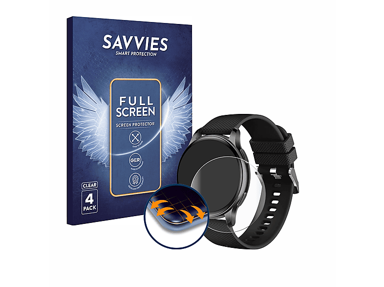 BROTECT 2 Stück Schutzfolie Für Marsyu Smartwatch Produktbild-Vorschau 6