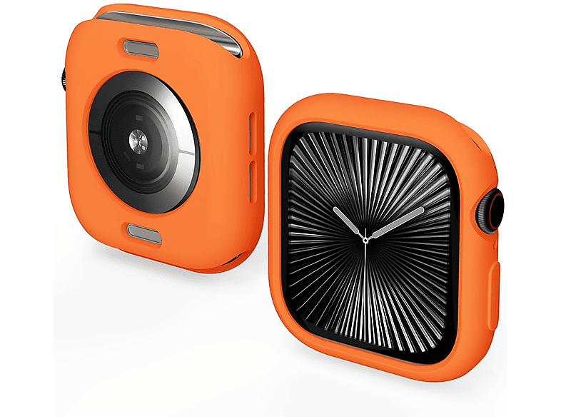 WIGENTO TPU Candy Design Gehäuse Hülle Watch Schutz Hülle (für Apple Watch Series 11 / 10 42mm)