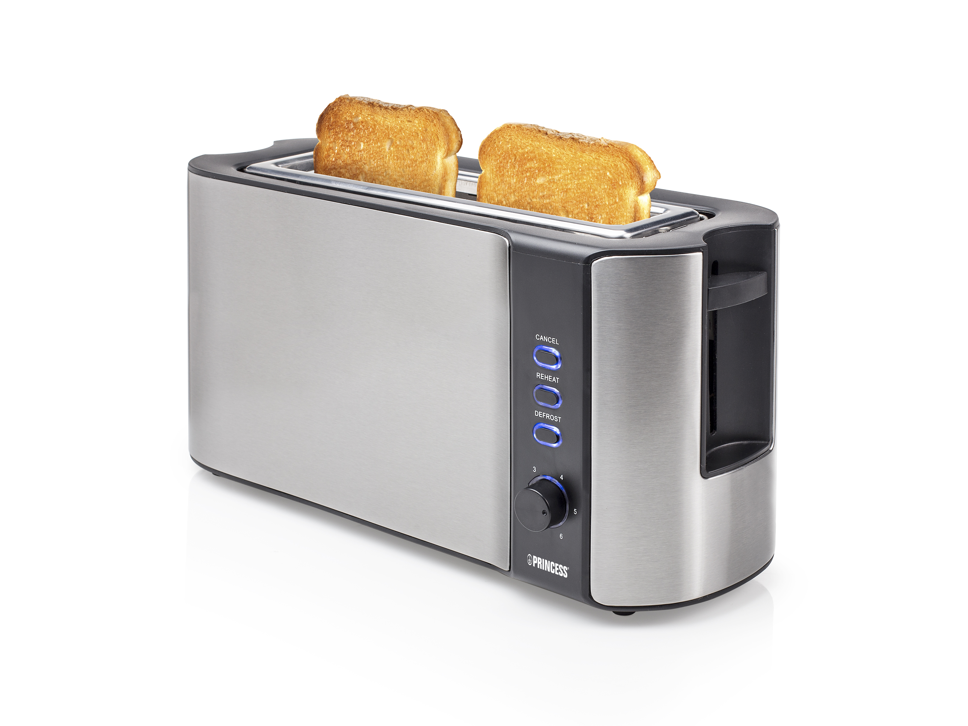 CLOER Tostapane 3810 2 fette 880Watt acciaio inox/nero