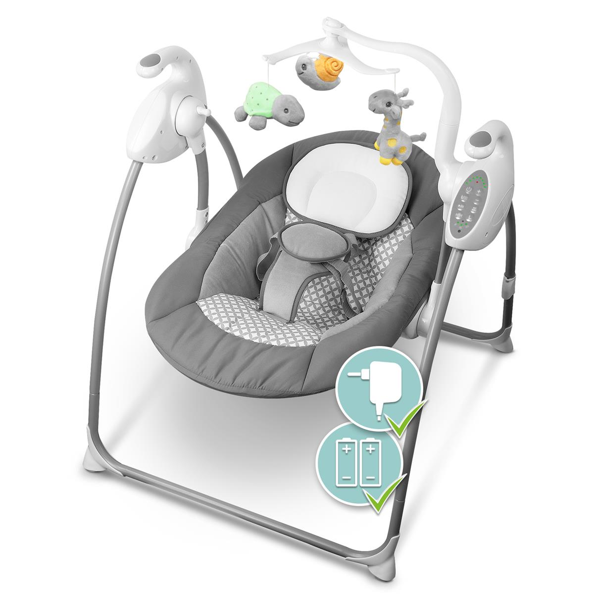 HEIMWERT Babywippe elektrisch Babywippe