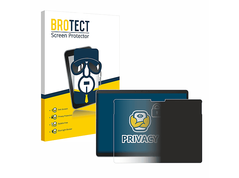 Brotect Pellicola Privacy Per Microsoft Surface Pro 12 – Anti-Spy Con Filtro Luce Blu E Protezione Antigraffio