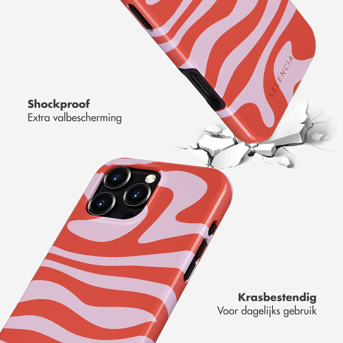 SELENCIA Vivid Tough coque compatible avec iPhone 16 Pro Max Étui de Téléphone voor Apple iPhone 16 Pro Max Multicolore