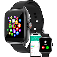 MediaMarkt DENVER SWC-156 Smartwatch Zwart aanbieding
