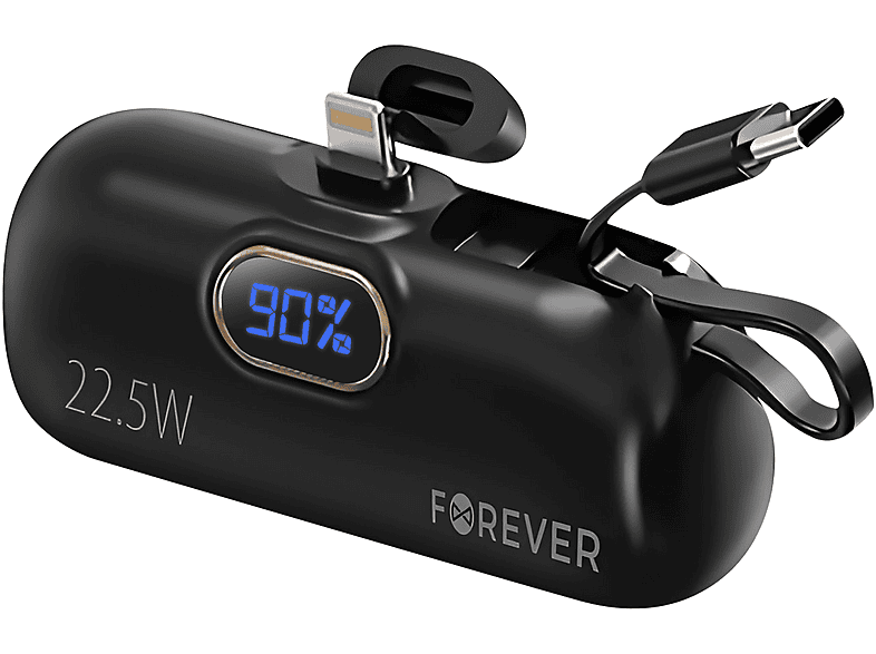 FOREVER MTB-100 Powerbank 5000  mAh Schwarz