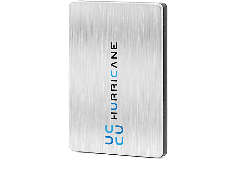 HURRICANE MD25U3 Externe Festplatte 500GB USB 3.0, 500 GB HDD, 2,5 Zoll, extern, Silber