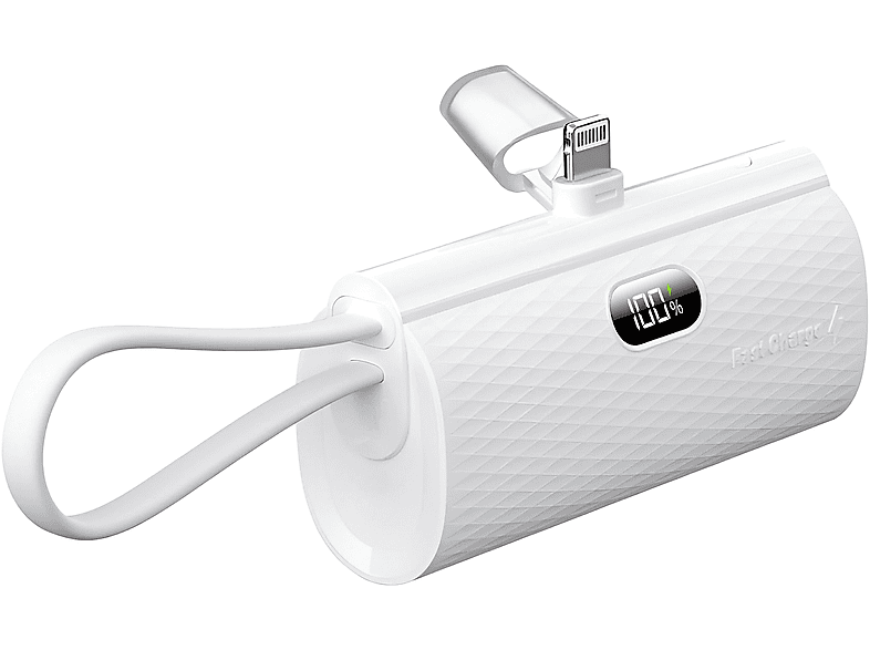 FORCELL 5000mAh Powerbank 5000  mAh Weiß