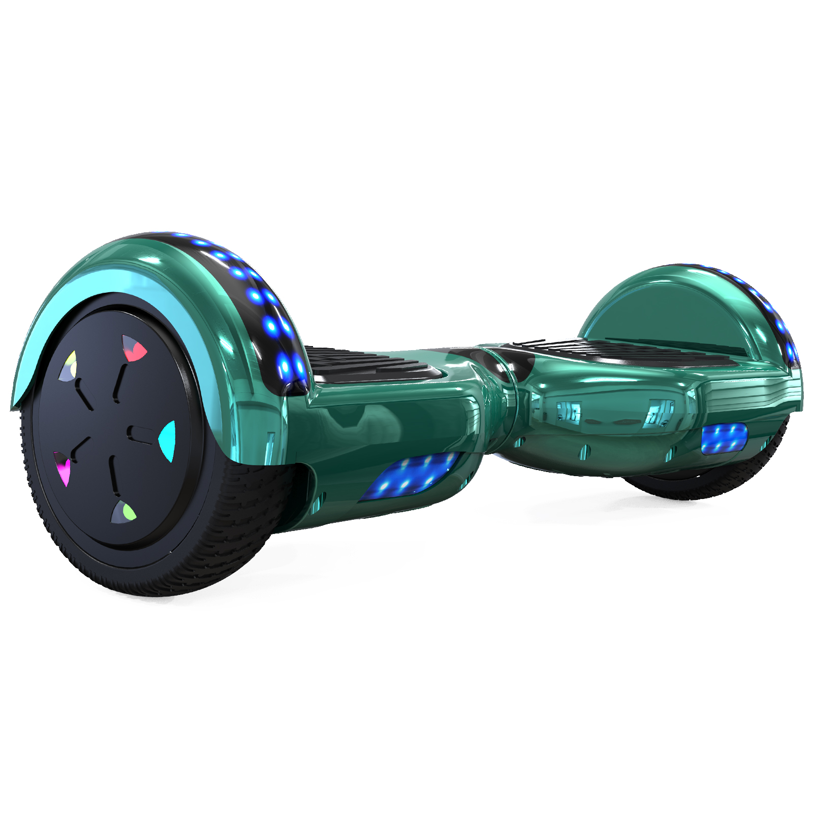Hoverboard con Kart  - WJ, Bluetooth y LED, para Niños y Adultos, 15 km/h, 4000mAh, 180W, Carga 100 kg RCB, 15 km/h, 4000 mAh, 180 W, 100 kg, amarillo