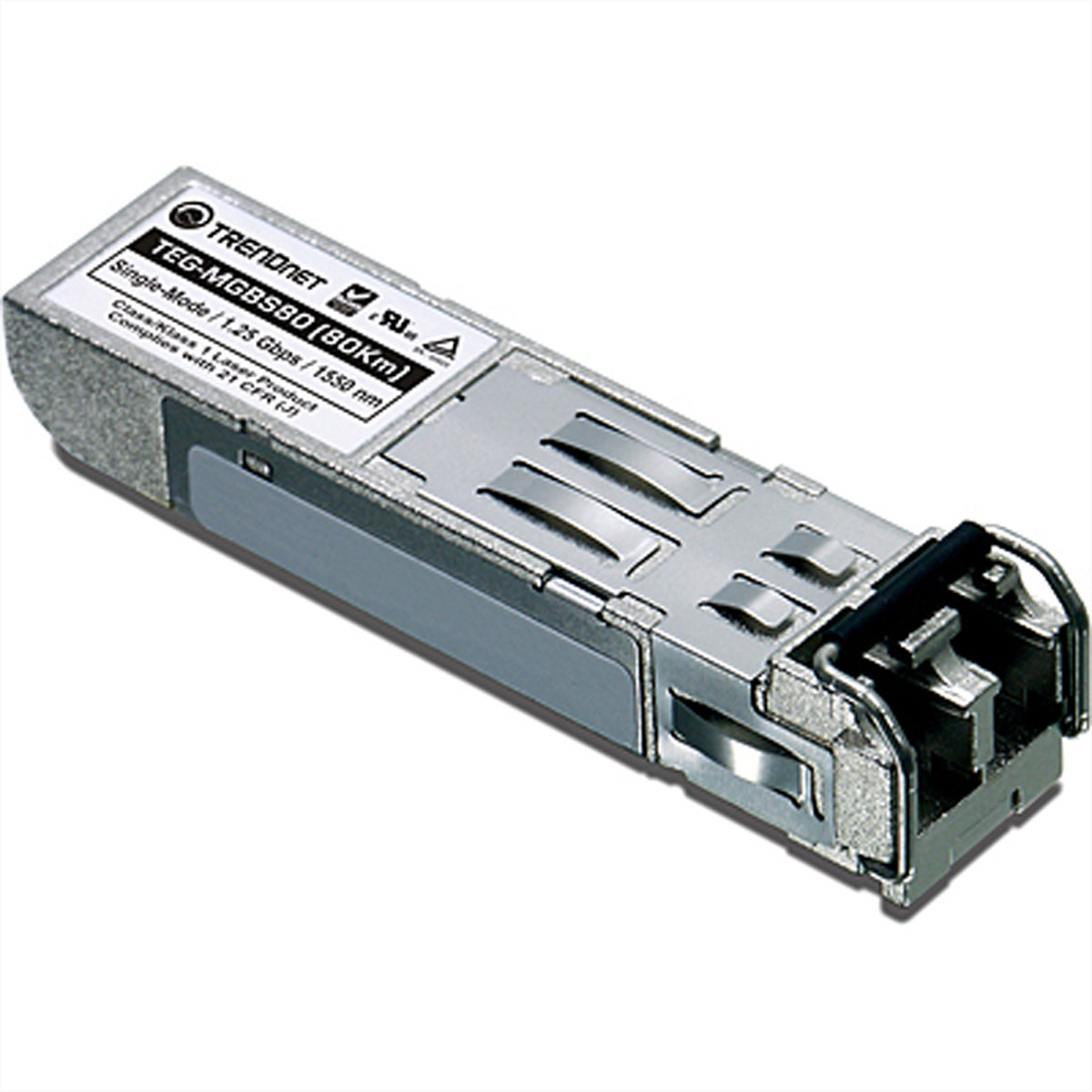 Schwarzer Netzwerk-Switch mit mehreren Anschlüssen.