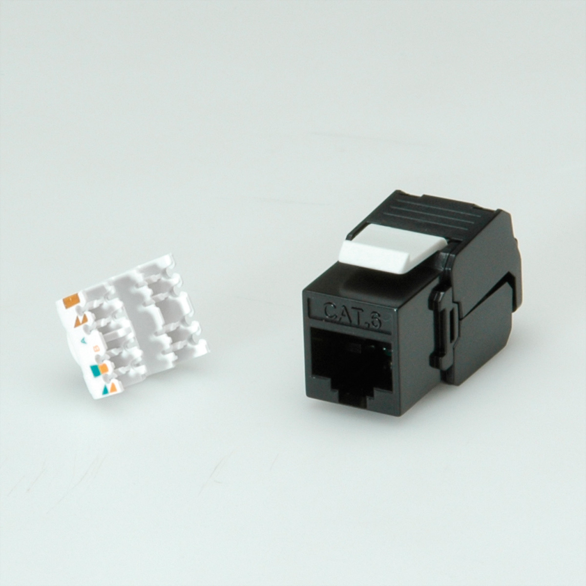 ROLINE Kat.6 (Class E) Keystone, ungeschirmt RJ45 Keystone Jack ...