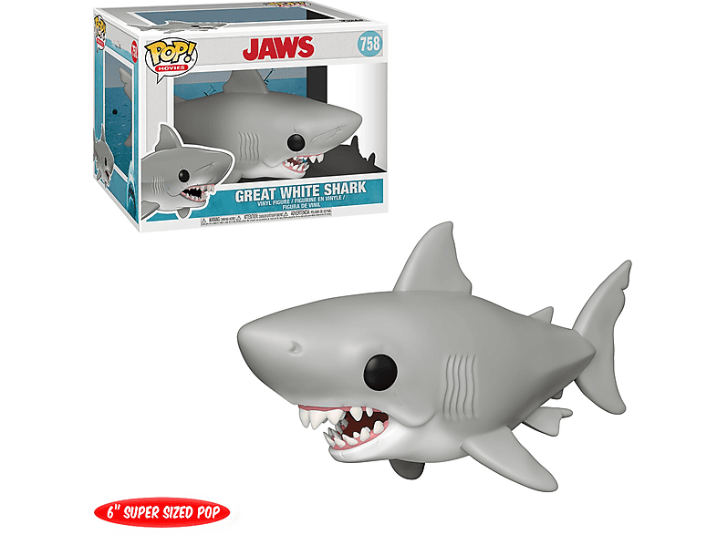 Figura Funko Pop! | FUNKO Películas Tiburón Gran Tiburón Blanco Modelo ...