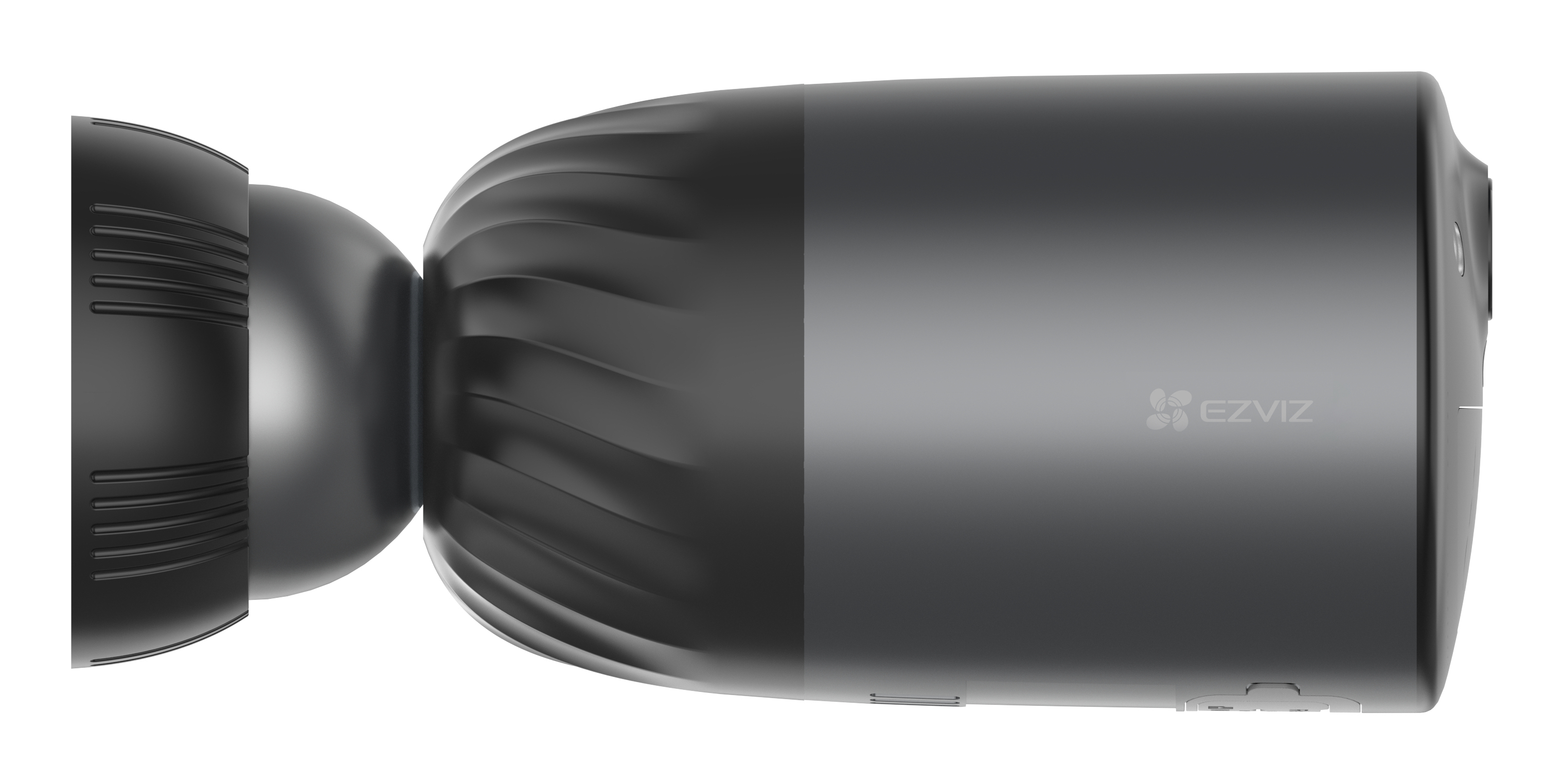 Czarna kamera bezpieczeństwa z logo EZVIZ.