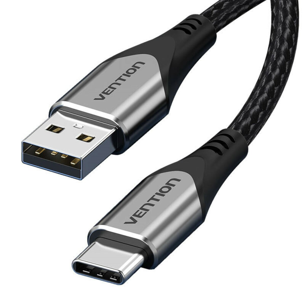 USB to USB-C cable with VENTION branding on a white background.