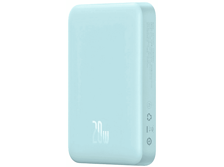 BASEUS 10000 mAh 20W + USB-C – USB-C-Kabel Powerbank 10000mAh Blau