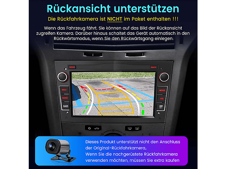 2 64G] CAMECHO Android 13 autoradio met