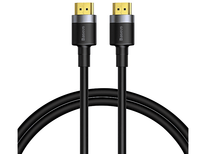 BASEUS CADKLF-E01 Cafule 4K 2.0 1 m HDMI Kablo Siyah