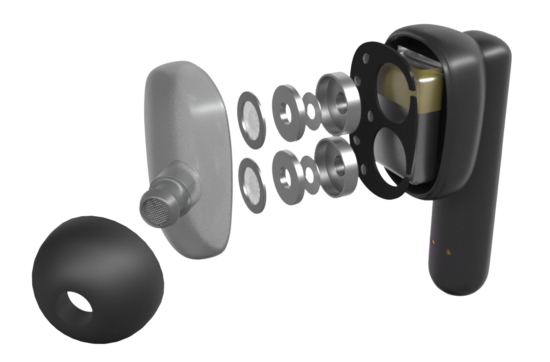 MARS GAMING TWS AURICOLARI WIRELESS, Nero