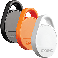 MediaMarkt MOMAX Pinpop lite Bluetooth tracker (3 stuks) Tracker Zwart, Oranje, Wit aanbieding