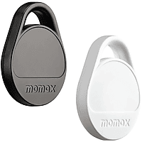 MediaMarkt MOMAX Pinpop lite Bluetooth Tracker (2 stuks) Tracker Zwart, Wit aanbieding