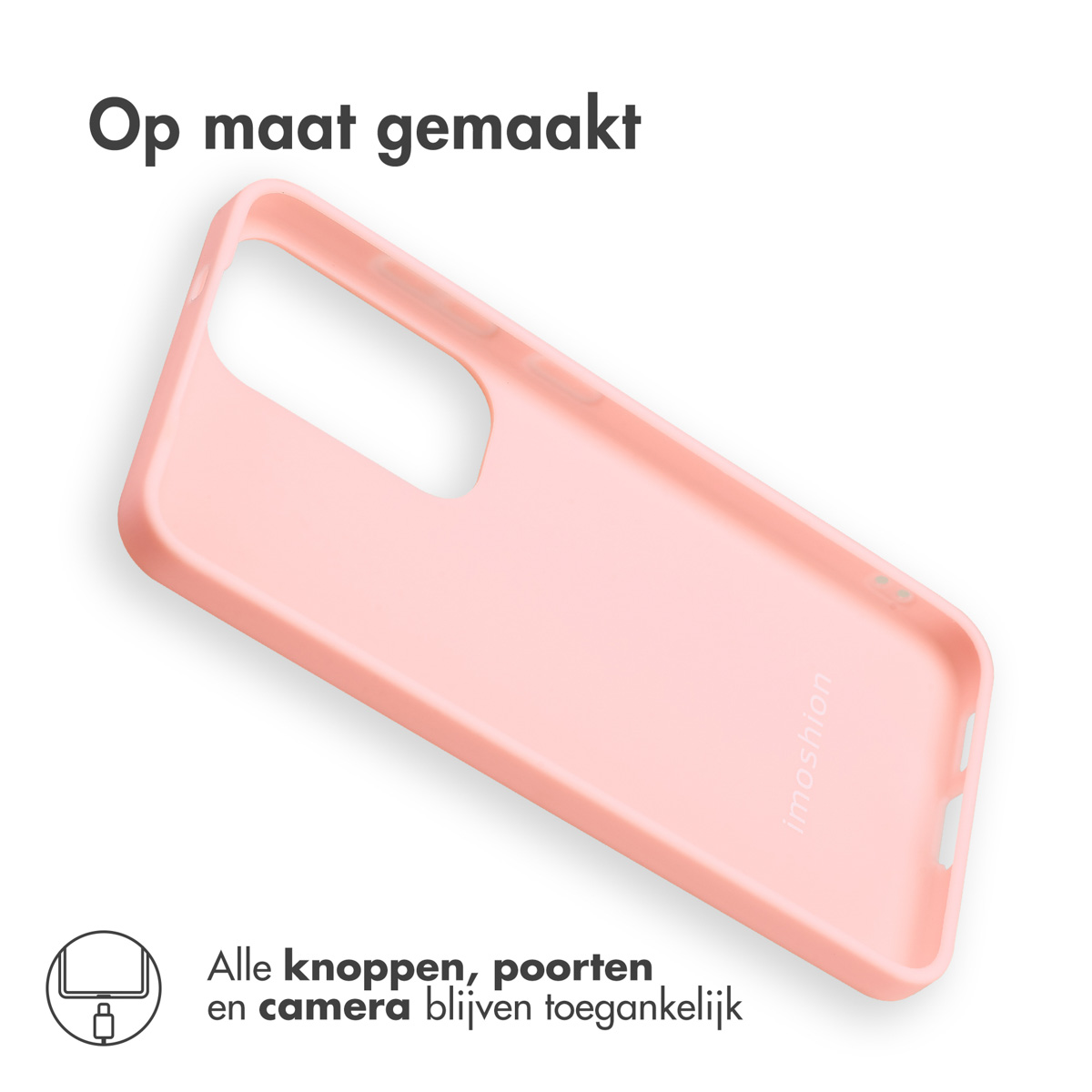 IMOSHION Coque colorée compatible avec Samsung Galaxy S25 Étui de Téléphone voor Samsung Samsung Galaxy S25 Rose clair