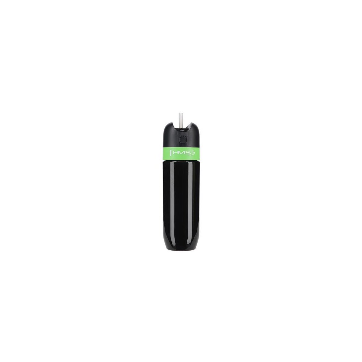 Eine schwarz-grüne Sprühflasche mit dem HMS-Logo auf weißem Hintergrund.