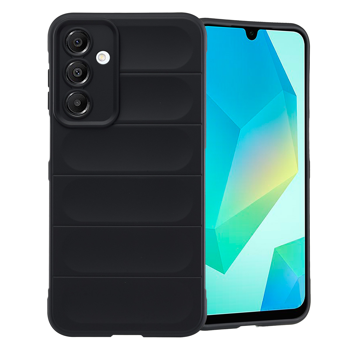 EAZY CASE Custodia in silicone per telefono compatibile con Galaxy A55 cover protettiva antiurto sottile e leggera protezione dalle cadute copertura