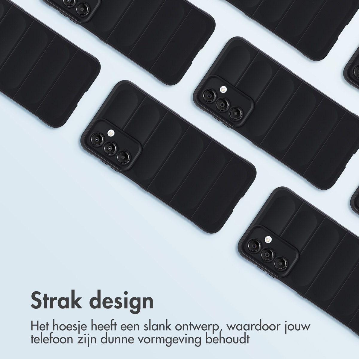 IMOSHION EasyGrip Backcover - Geschikt voor Samsung Galaxy A16 - Telefoonhoesje voor Samsung Samsung Galaxy A16 (4G)/Samsung Galaxy A16 (5G) Zwart