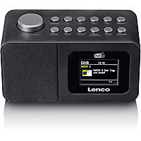 MediaMarkt LENCO CR-625BK FM-radio Zwart aanbieding