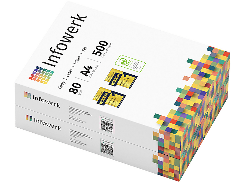 A3-Papier BELKO Druckerpapier DIN A3, 80 g/m², 500 Blatt, Weiß 2025