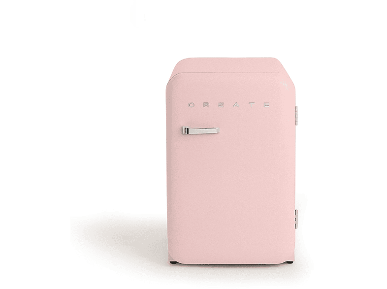Frigorífico Mini - CREATE FRIDGE RETRO 107L, Altura 87,9 cm, Pink ...