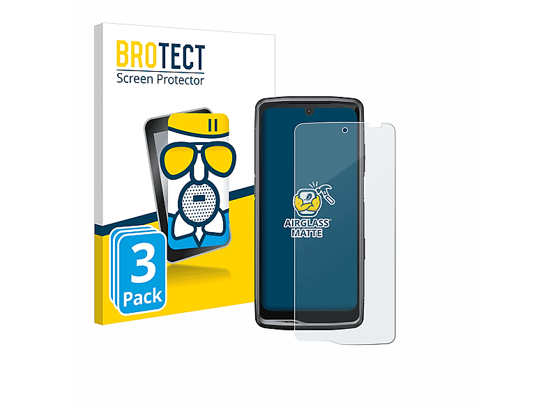 Protector De Pantalla De Vidrio BROTECT AirGlass Para Crosscall Core M6: Dureza 9H, Ultrafino, Antiarañazos Y Flexible (fabricado En Alemania)