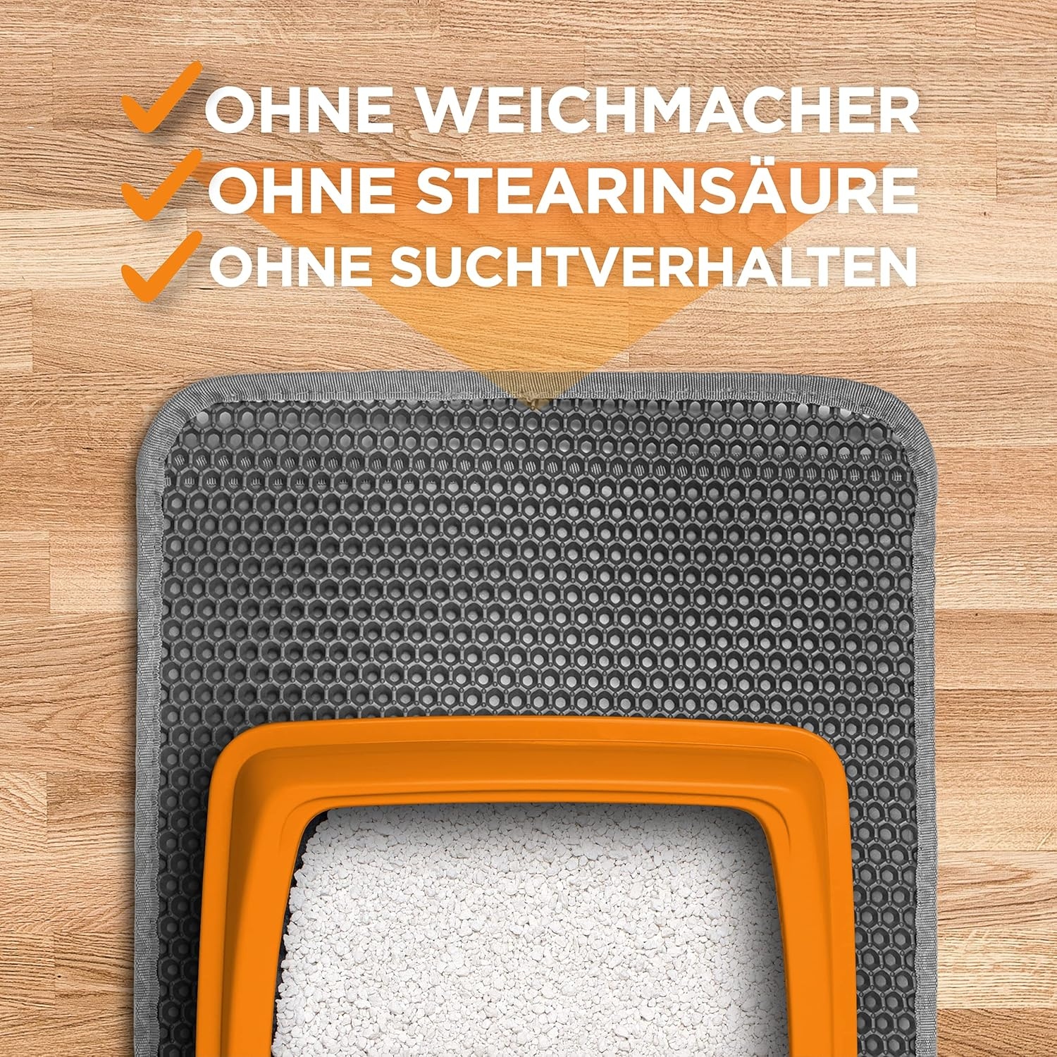 HEIMWERT Katzenklo Matte Katzenstreu Katzenmatte