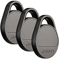 MediaMarkt MOMAX Pinpop lite Bluetooth Tracker (3 stuks) Tracker Zwart aanbieding