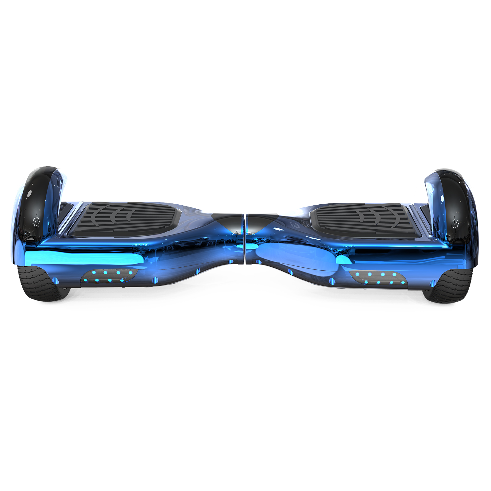 Hoverboard  - WJ con Kart, Bluetooth y LED, para Niños y Adultos RCB, 15 km/h, 4000 mAh, 180 W, 100 kg, azul