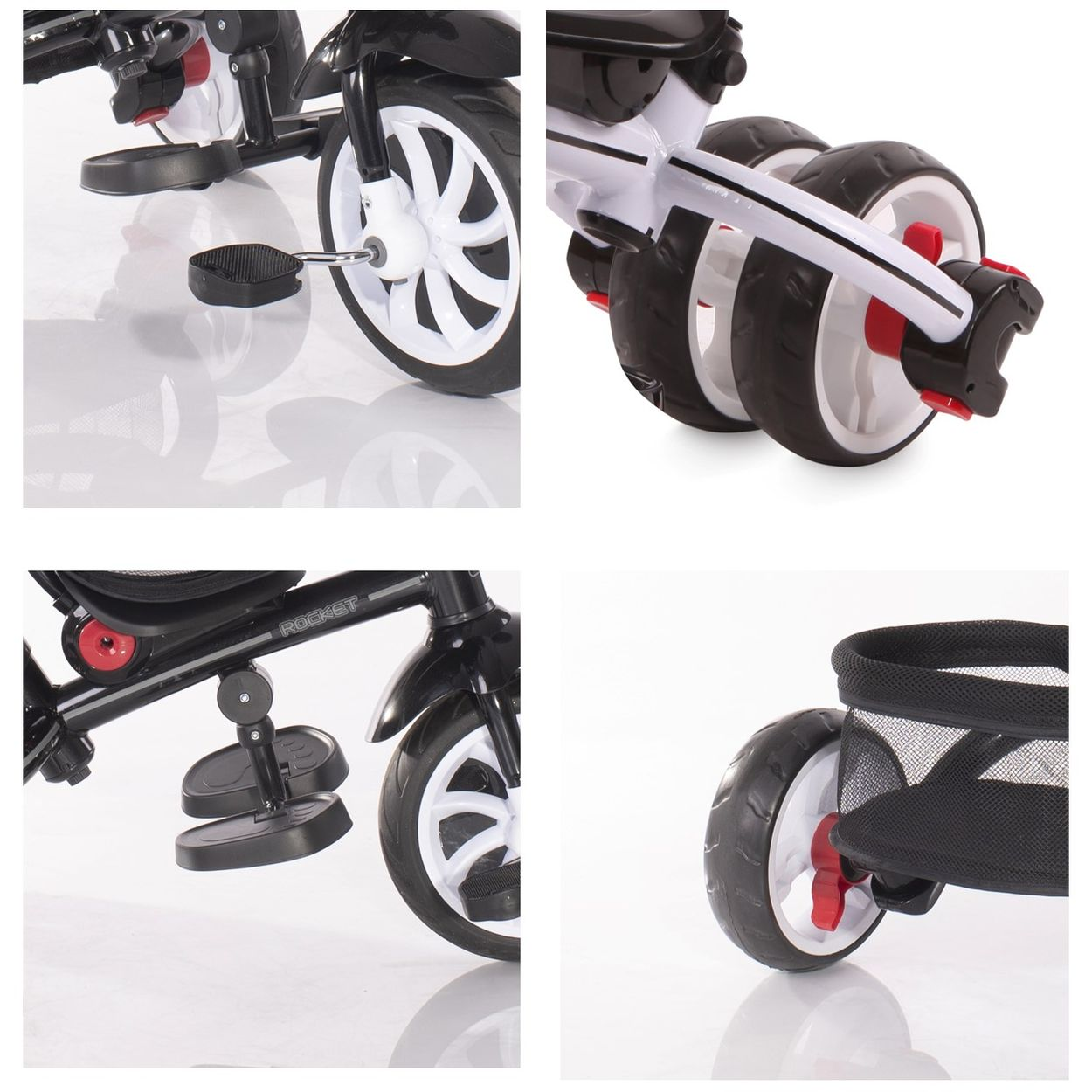 LORELLI Rocket 4 in 1 Kinderdreirad weiß