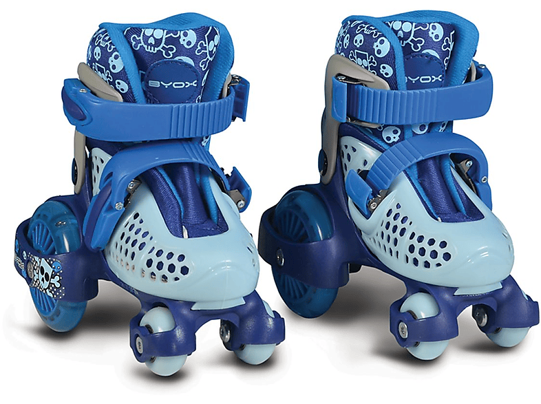Byox Rollschuhe Beetle Größe XS 26-29 – PU-Rollen, ABEC-5 Lager, Bremsstopper, Pink
