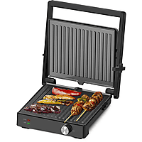 MediaMarkt TOMADO TGC4002B XXL contactgrill - 28 x 23 cm - Instelbare temperatuur - Grill apparaat - Tosti apparaat - PFAS vrij - Z... aanbieding