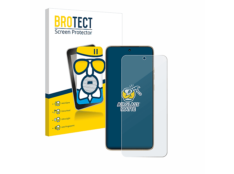 BROTECT Mattschutzglas 14 Zoll - Entspiegelte Panzerfolie 9H Härte - Für Notebook Displays 301x188mm