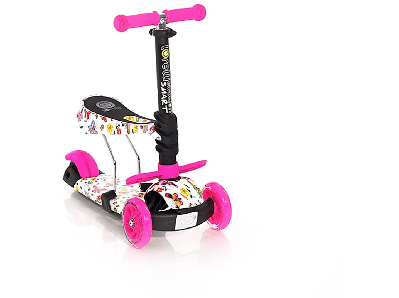 Lorelli Laufrad In Smart Pu Kick Scooter Zoll Rosa Schmetterlinge Saturn