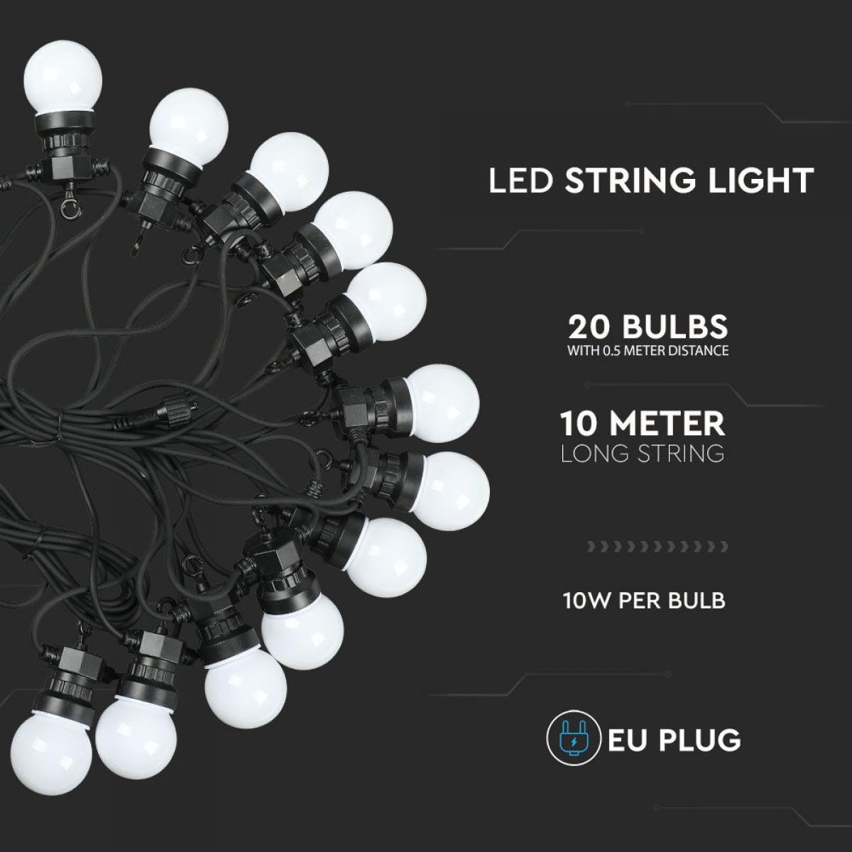 Una lampadina a filamento trasparente con forma rotonda e misure di 78mm x 45mm.