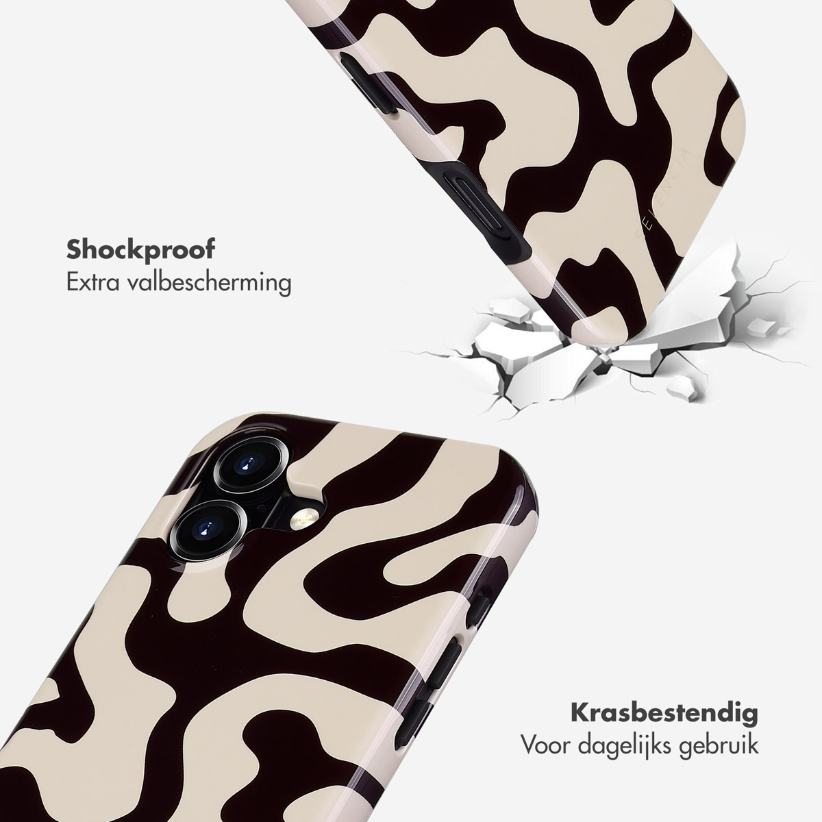 SELENCIA Vivid Tough coque compatible avec iPhone 16 Étui de Téléphone voor Apple iPhone 16 Multicolore