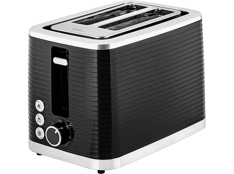 ECG ST 2750 Stripe Toaster Schwarz (930 Watt, Schlitze: 2) | SATURN