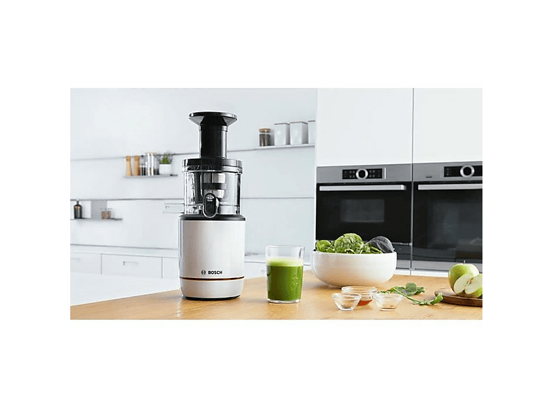 BOSCH MESM 500 W SLOW JUICER WEISS/SCHWARZ Slow Juicer 150 Watt, Weiß