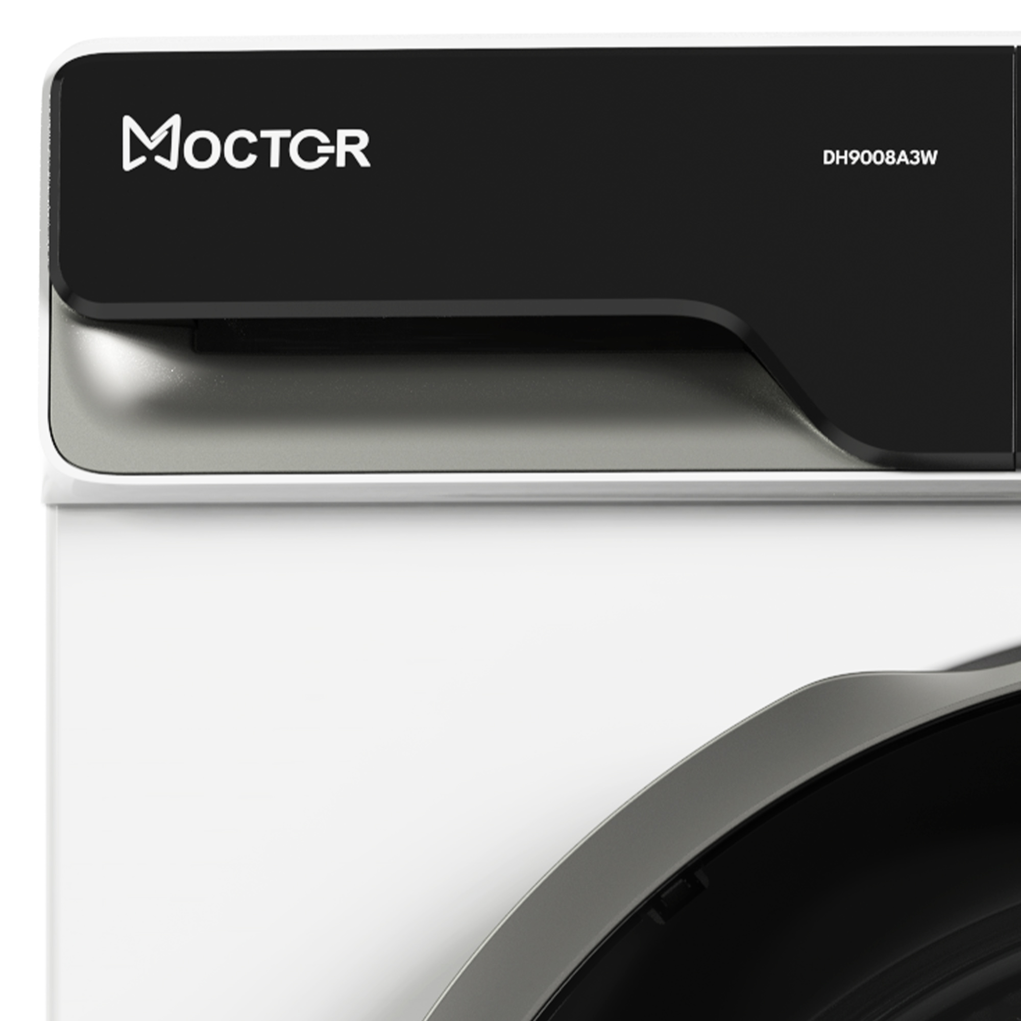 Ein weißes und schwarzes Gerät mit dem Markennamen 'MOCTCR' oben.