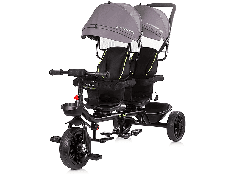 Triciclo Gemellare Chipolino Hip Hop - Per Due Bambini Con Sedili Girevoli Fino A 40kg - Foto 10