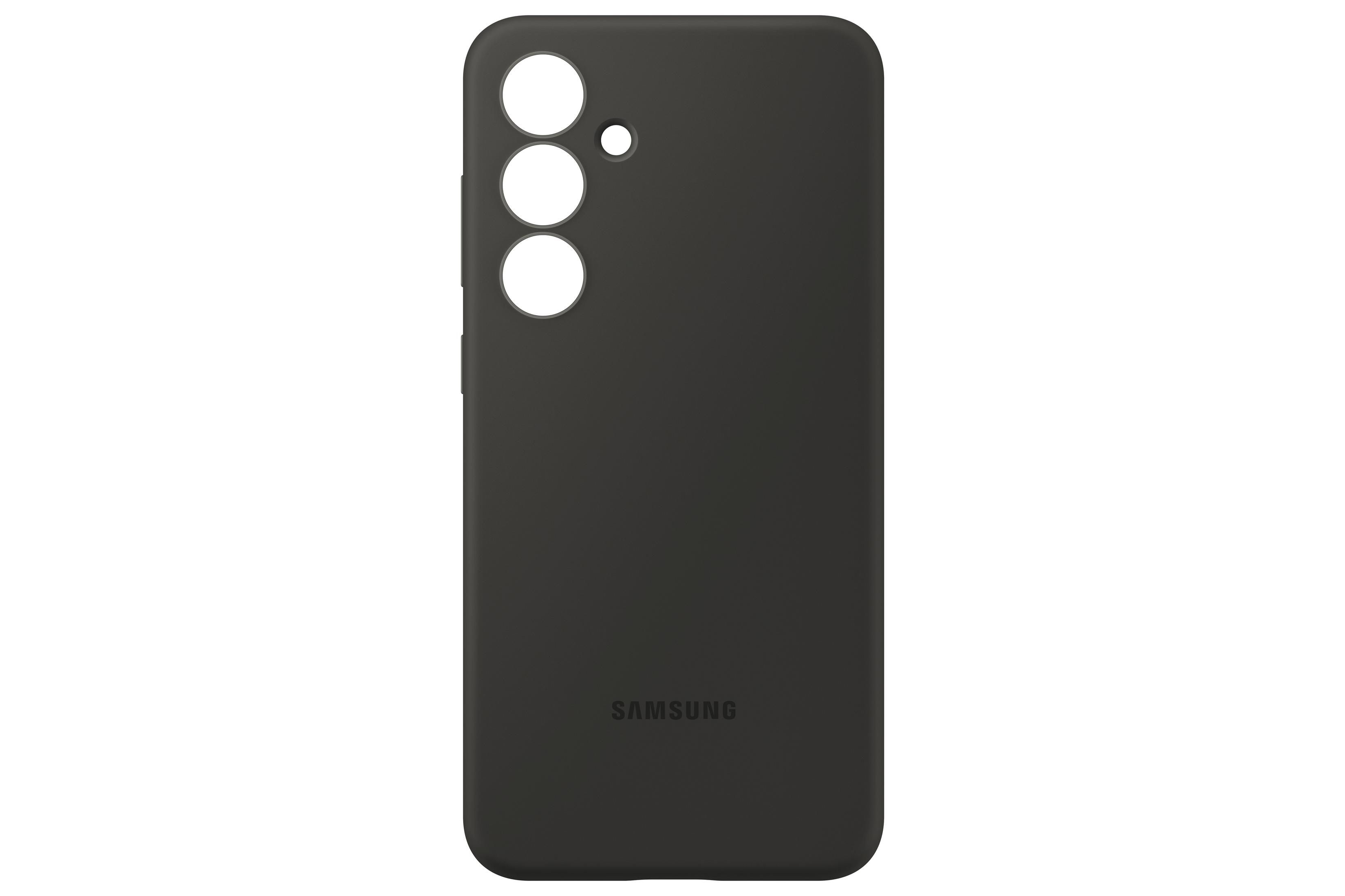 Funda para móvil - SAMSUNG F.DE SILICONA NEGRA PARA S24FE, Compatible con Samsung Galaxy S24 FE, Negro