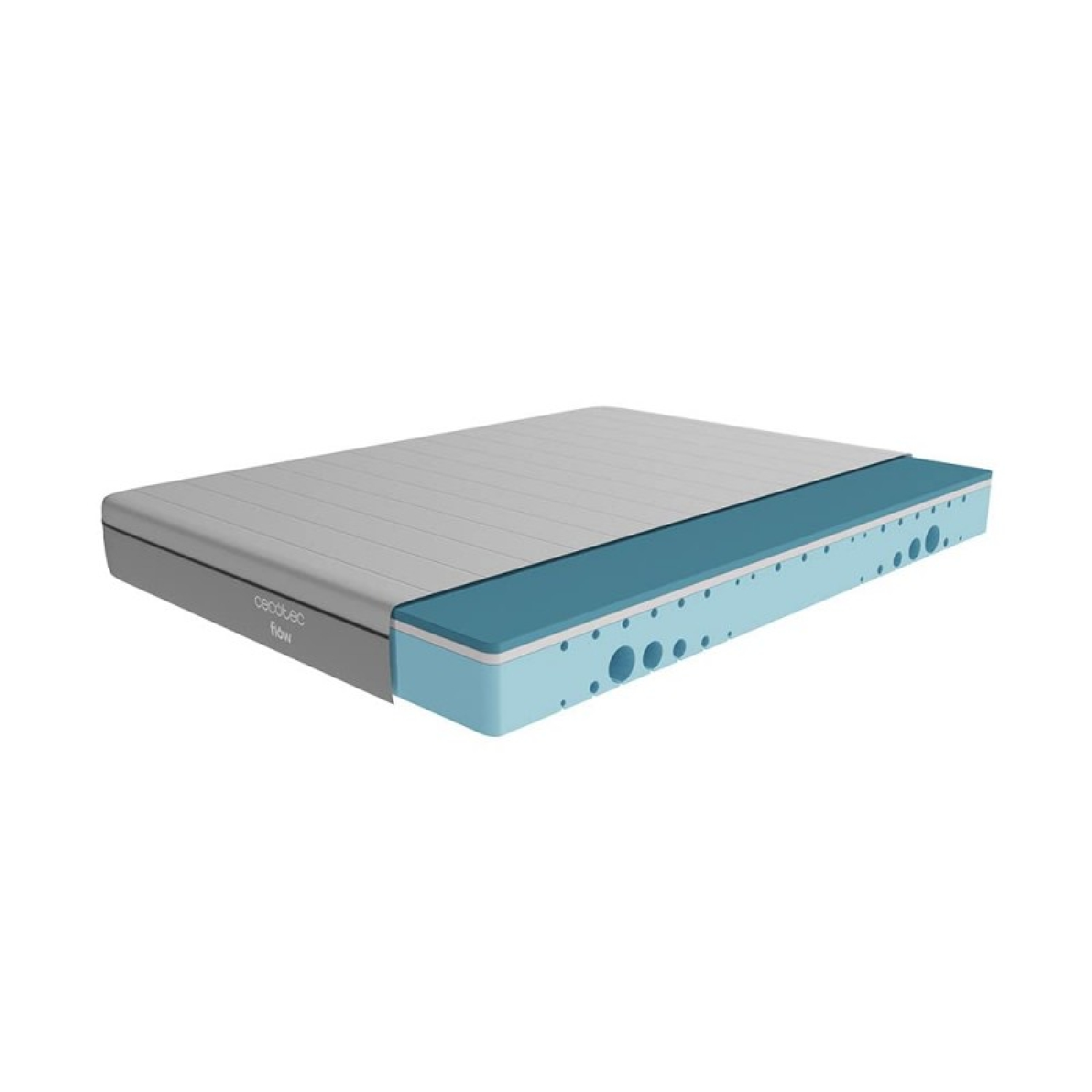 Cecotec Flow ViscoFoam 2900 Matratze 90x200 Cm – Memory Foam, 8 Schichten, Weiß
