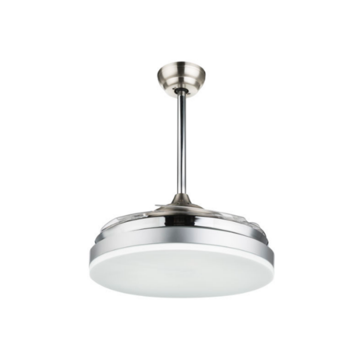 GLOBO Cabrera Deckenventilator Chrom / Nickel gebürstet (68 Watt)